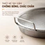 Khay Inox Kèm Vỉ Lưới Lọc Dầu Ăn 304 Có Tay Cầm GADI, Combo Ráo Dầu Chiên Rán Giữ Món Ăn Giòn Ngon