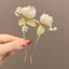 Hanfu Mới Phong Cách Trung Hoa Mộc Lan Kẹp Tóc Nữ Bước Lắc Tua Rua Cao Cấp Kẹp Tóc Ánh Sáng Sang Trọng Retro Sườn Xám Phong Cách Trung Hoa Phụ Kiện Tóc