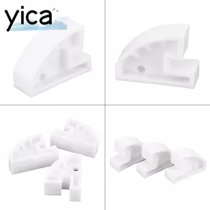 YICA 3 Chiếc Thay Bánh Xe Trợ Giúp, Kẹp Hạt Lốp Trắng Đa Năng, Bền Chống Mài Mòn Nhựa Thả Trung Tâm Giải Nén Bánh Xe Hợp Kim Chống Trầy Xước
