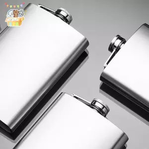 1 4 5 6 7 8oz Bình đựng rượu bằng thép không gỉ Mini cầm tay cho chai du lịch Bình cốc ELWW