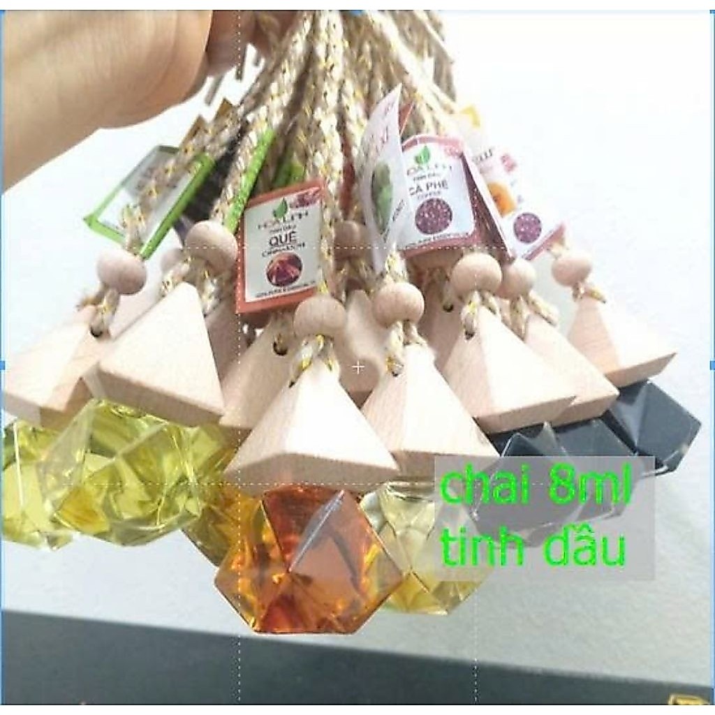 Tinh Dầu Treo Xe Oto Hương Dâu Tây, Dứa Thơm, Hoa Anh Đào, Đào Tiên, Hoa Bưởi Khử Mùi Lọc Không khí thoáng mát