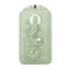 Mặt dây chuyền Guanyin ngọc trắng xanh dành cho nam Thương hiệu ngọc bích phong cách hàng ngày