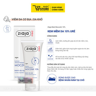 Kem Mềm Da 10% Urê Ziaja Med 100ml Giảm Khô Và Giảm Ngứa Nhanh, Hỗ Trợ Làm Bong Sừng, Bạt Vẩy EUPC STORE