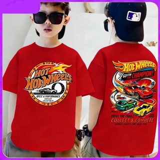 COD✅(Hồ Chí Minh)Áo thun mùa hè cho bé trai và bé gái in hình ô tô thời thượng, chất liệu cotton mềm mại, thoải mái