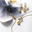 Bông tai bạc hình hoa hồng FANCIME