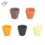 HFTOY 10 Chiếc Chậu Nhựa Hoa Thu Nhỏ Chậu Đất Sét Trồng Đất nung Phụ Kiện Nhà Búp Bê Vườn Cổ Tích Chậu Hoa Mini Chậu Trồng ~
