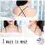 KANGN 3 Cặp Dây Đeo Áo Ngực, Dây Đeo Vai Đồ Lót 5 Mm Chống Trơn Trượt, Phụ Kiện Đồ Lót Nylon Co Giãn Mỏng Dây Đeo Nữ