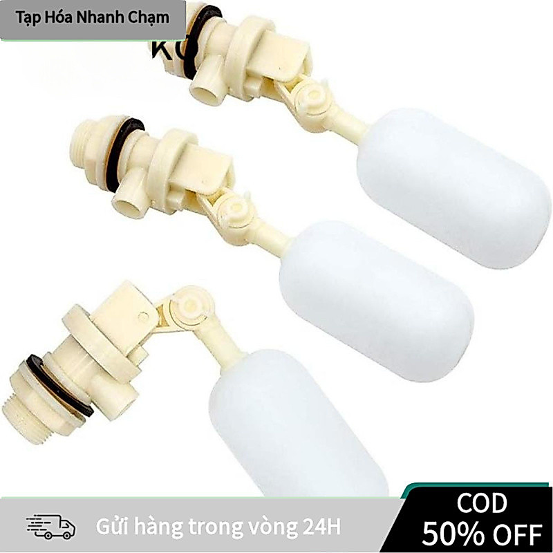 【COD】Hệ thống van phao nước tự động 20mm, màu trắng dễ nhận biết, lắp đặt dễ dàng cho bể chứa nước và thùng chứa