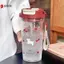 Bình Nước Ống Hút Đôi 580Ml Cho Học Sinh Cốc Nhựa Anh Đào Dễ Thương Nhẹ Chống Rò Rỉ Cho Trường Làm Việc Phòng Tập Gym VN