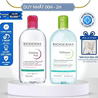 Nước Tẩy Trang Bioderma Sensibio H2O 500ml  Chính Hãng Cho Da Dầu Mụn Và Da Nhạy Cảm