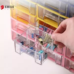 Hộp Bảo Quản Các Bộ Phận Phần Cứng Nhựa Có Thể Đứng Hộp Bảo Quản Ốc Vít Bảo Vệ Dụng Cụ Tổ Chức Tủ Ngăn Kéo Hộp VN