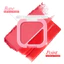 Đĩa cao hai màu hai trong một Pearly Fine Flash Blush Rouge Cheek Trang điểm sử dụng kép