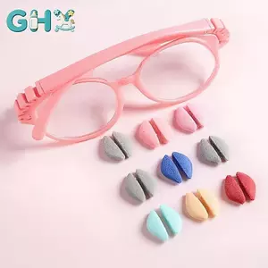 GHX 1 Trẻ Em Kính Silicon Miếng Đệm Mũi Mềm Chống Trơn Trượt Đệm Không Khí Mũi Chèn Miếng Lót Mũi Cho Kính Kính Phụ Kiện Kính Mắt VN