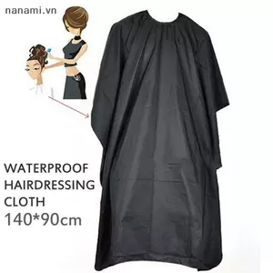 Salon cắt tóc chuyên nghiệp Cắt tóc Áo choàng làm tóc Cape Tạp dề phổ biến Salon không thấm nước Cắt tóc Làm tóc Máy làm tóc Thợ cắt tóc Áo choàng [VN]