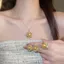 2026 Thật Mạ Vàng Zircon Ngọc Trai Vòng Cổ Thiết Kế Ánh Sáng Sang Trọng Thời Trang Sang Trọng Sang Trọng Sang Trọng Sang Trọng Dây Chuyền Cao Cấp Cảm Giác Nữ 2026-6-26