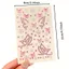 THEGIRL8B Nhãn Dán Hình Xăm Tạm Thời, Nhãn Dán DIY Tự Dính, Họa Tiết Bướm Lấp Lánh Cơ Thể Nghệ Thuật Kim Cương Giả Hình Xăm Đám Cưới