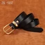 Thắt lưng da nữ 30516 / Lớp đầu tiên Da bò thuộc da / Chiều rộng 2,8cm / Khóa chốt đồng nguyên khối / Handmade / Phong cách Retro Hồng Kông / Quần jean Phụ kiện thay thế thắt lưng phù hợp