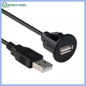 POP Bảng điều khiển ô tô Flush Mount Line USB 2 0 Cổng Bảng điều khiển mở rộng ổ cắm cáp