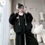 Áo khoác nỉ Hoodie díp Nỉ Unisex Form Rộng- Áo khoác Nhiều Màu Nam Nữ Tay Phồng- Lá Cờ Mỹ-bio98