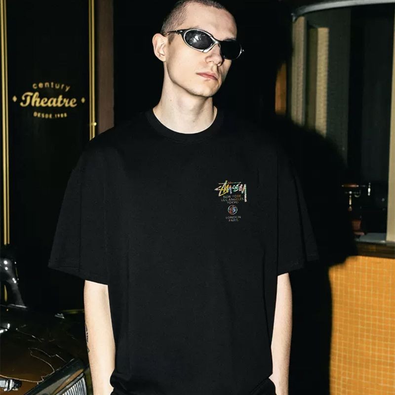 Hàng có sẵn Áo thun cotton cao cấp họa tiết cổ điển, size XS-3XL unisex