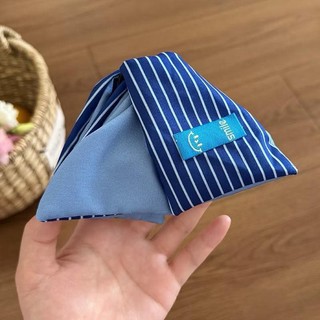 Kẹp tóc tam giác Hàn Quốc pastel nhiều màu – Kẹp gấp gọn vải caro, kẻ sọc vintage dễ thương