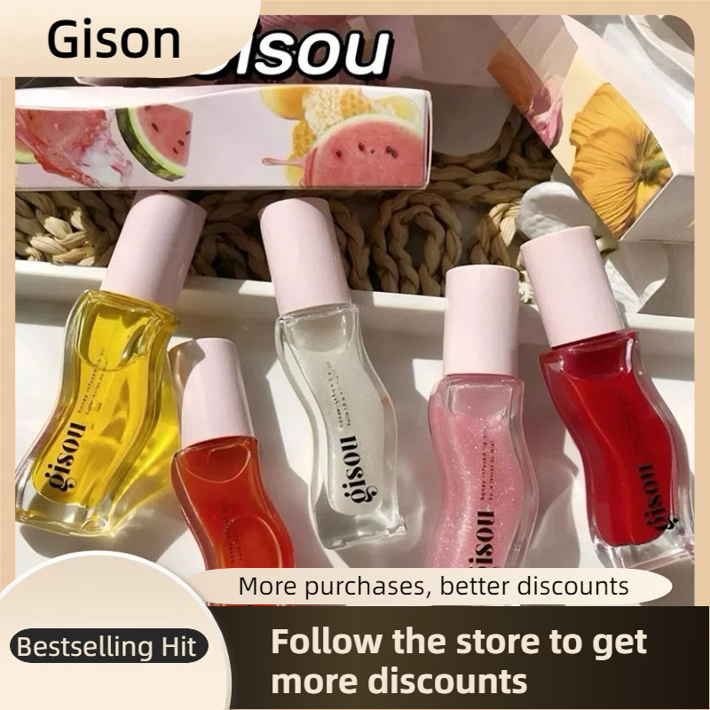 Z / Gisou Mel Shining Lip Oil Dưỡng Ẩm Chống Khô Son Môi Dễ Dàng Mang Theo Chống Vỡ Nước Bóng Son Môi Chăm Sóc