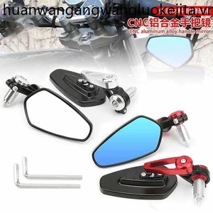 Tay Cầm Xe Máy Gương Sửa Đổi Xe Điện Gương Đảo Chiều Lò Xo Breeze Huanglong Retro Tay Cầm Có Thể Điều Chỉnh Gương Đa Năng