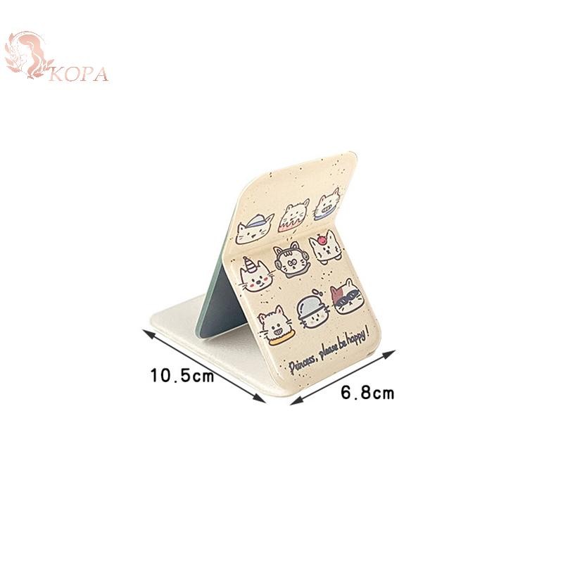 Gương trang điểm để bàn có thể gập lại bằng da di động KOPA - Gương bỏ túi nhỏ gọn dễ thương dành cho học sinh VN