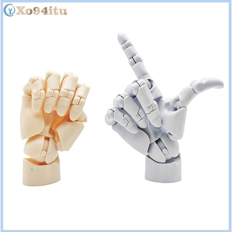 XOITU Di Chuyển Khớp Ngón Tay Gashapon 1 / 2 Tay Mẫu 1: 1 Cọ Tranh Nghệ Thuật Mô Hình Thu Nhỏ Dụng Cụ Tham khảo Tay Để Bàn Trang Trí VN