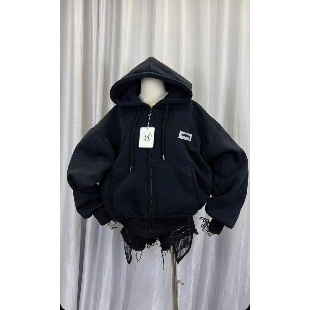 Áo Khoác Nỉ Unisex Rộng Form dáng dài - Thời Trang Nam Nữ Giá Rẻ Vô Địch