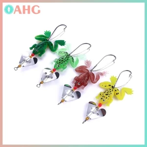 THÊM Câu Cá Ếch Giả Mềm 4 Màu Chất Lượng Tốt Crankbaits Dụ Mồi Câu Cá BSS