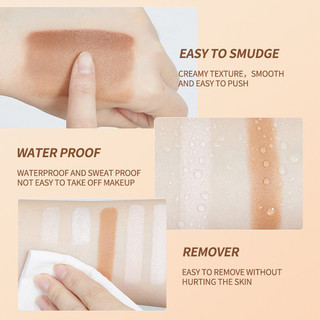 OCHEAL Concealer Liquid Double-Headed Contouring Stick Ba chiều Face Brightening Highlighting Base Stick Sửa đổi bóng mũi