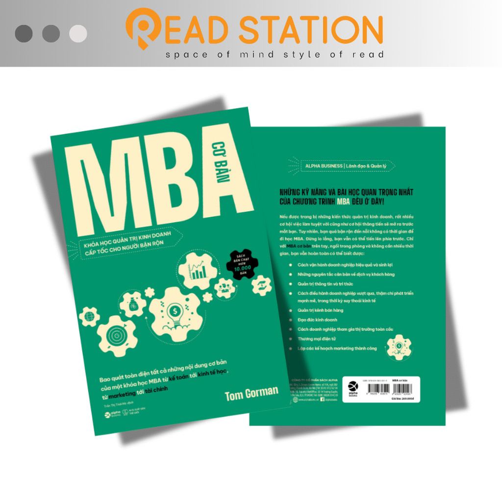 Sách - MBA CƠ BẢN: Khóa học Quản trị Kinh doanh cấp tốc cho Người bận ...