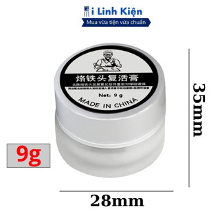 Bột Phục Hồi Mỏ Hàn Thiếc 9g Với Nhiệt Độ Nóng Chảy 183°C Và Nhiệt Độ Hoạt Động 350°C, Công Dụng Làm Sạch, Đảm Bảo Chất