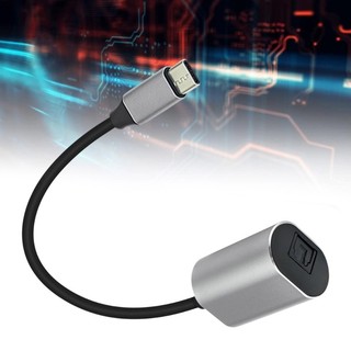 JOJO USB C Sang Fiber SPDIF Bộ Chuyển Đổi Âm Thanh Nữ Cho Máy Tính Laptop PC Loa Đa Phương Tiện