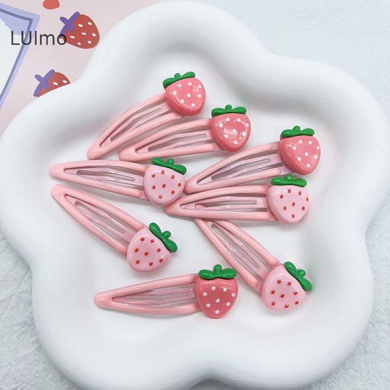 LUImo - 2 Chiếc Kẹp Tóc Màu Hồng Dễ Thương Cho Bé Gái