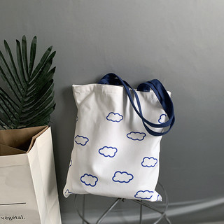 Túi vải Zip Cloud Hàn Quốc mới