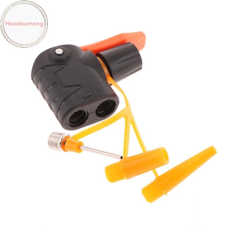 Hodou 1 Máy Bơm Vòi Phun Adapter TPU Cho Máy Bơm Bơm Bơm Hơi Xe Đạp Bóng Ống Adapter Kép Bơm Phụ Kiện VN