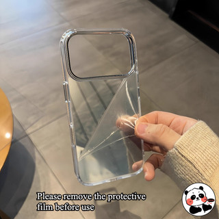 Ốp Điện Thoại Chống Sốc Gương Cho Xiaomi Poco X7 M7 Pro Plus F7 Ultra X6 F6 F5 M6 M5S X5 M4 X4 M3 X3 NFC GT M2 Pro 5G 4G Vỏ Mềm Đơn Giản Dễ Thương