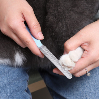 Pet Nail Clipper Lưỡi hợp kim Tay cầm tai thỏ có tập tin