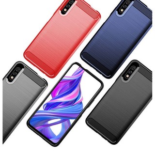 Vỏ TPU Cho Huawei Y9S Vỏ Giáp Sợi Carbon Silicon Mềm Ốp Lưng Huawei Y9S Y9 S Y 9S Vỏ Điện Thoại