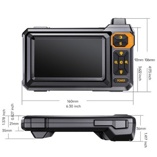 Camera nội soi SAU, Camera Borescope 4.3 Inch 1080P HD, Camera kiểm tra chống nước bán kỹ thuật số IP67 đa chức năng cho động cơ ô tô