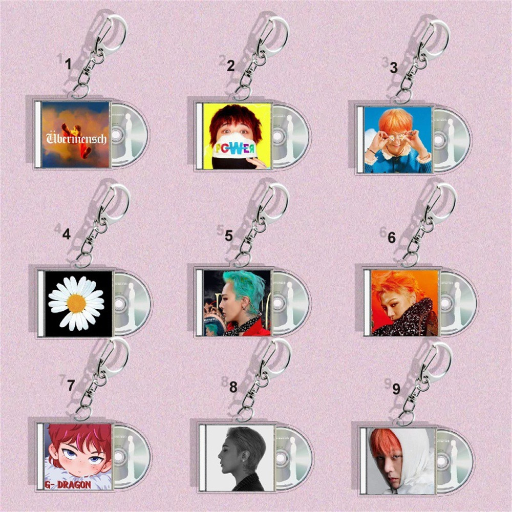 KPOP BIGBANG G-DRAGON Übermensch Album Photo Acrylic Keychain GD POWER ...