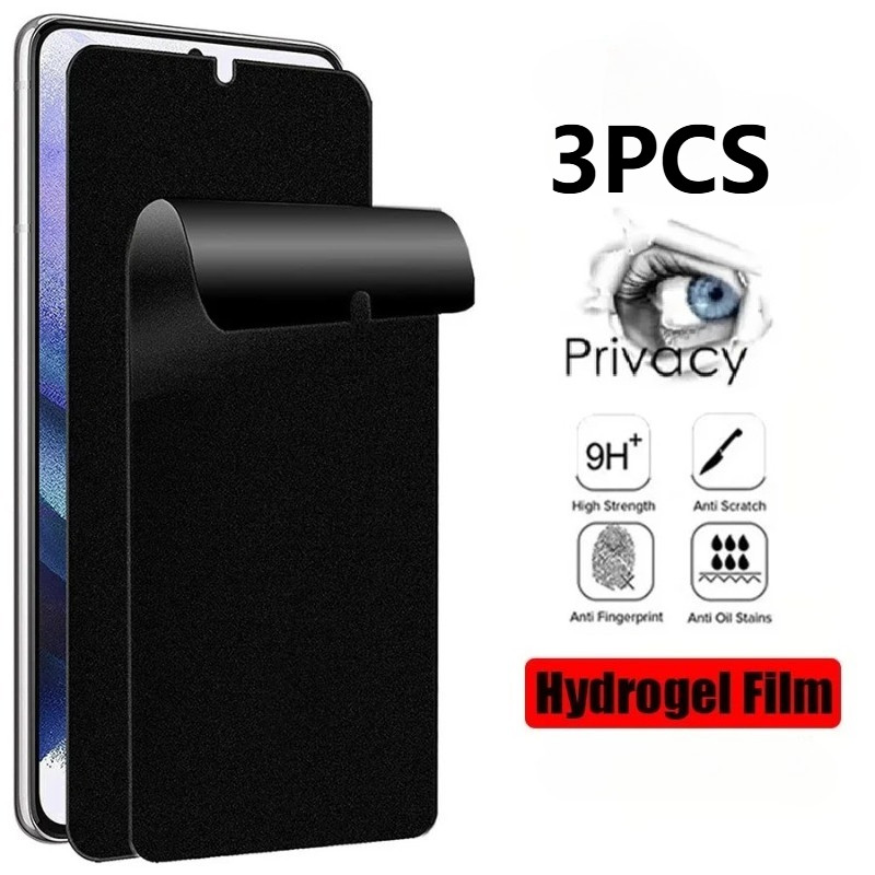 3 Phim Hydrogel Mềm HD Cho Redmi Y3 10X 10C 10 10A 9T 9 9i 9C 9A 8A 8 7 Pro Power Prime Plus Activ 2022 5G 4G Chống Gián Điệp Riêng Tư Và Chống Ánh Sáng Xanh Bảo Vệ Màn Hình Matte Film