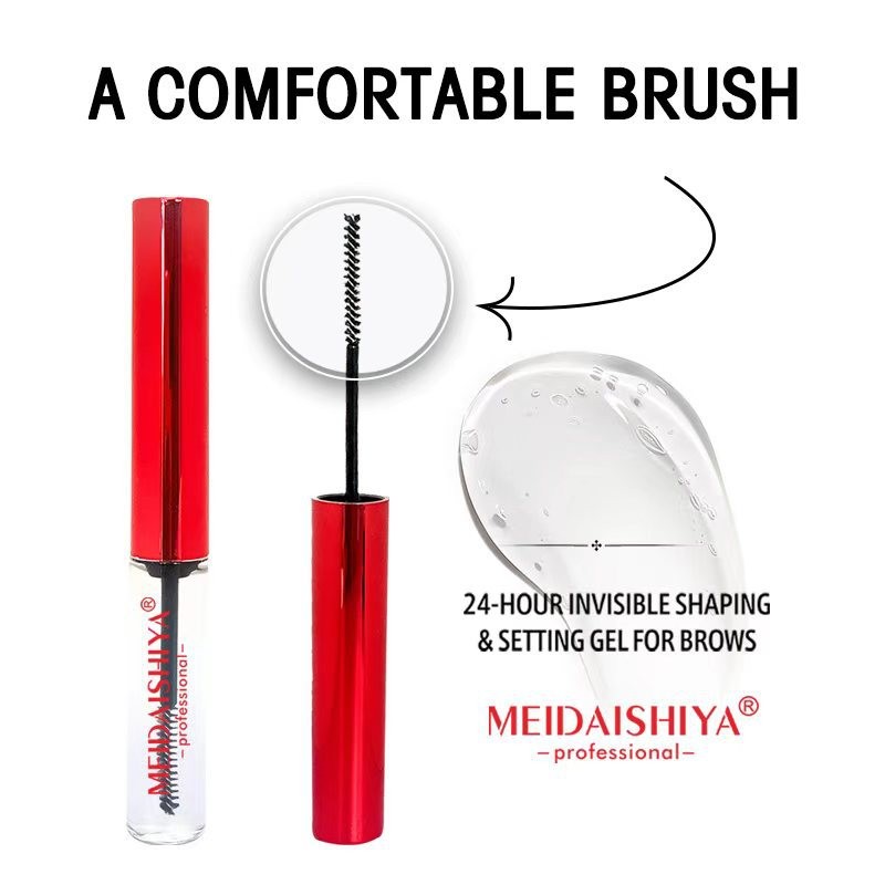 MEIDAISHIYA Ba Chiều Định Hình Lông Mày Gel Rễ Nước Clear Wild Natural Eyebrow Gel