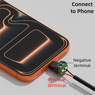Bộ chuyển đổi đầu cuối LAKAMMY USB C sang 2Pin, Khối đầu cuối uốn vít Type-C sang 2 chân, phích cắm không hàn chuyên nghiệp không thể truyền dữ liệu Đầu nối sạc 5V để DIY hoặc sửa chữa