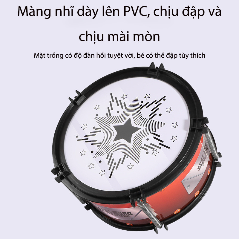Bộ trống jazz drum 5 trống, tặng kèm ghế, Bộ Trống Sôi Động Cho Bé, trò chơi giải trí trong nhà