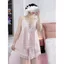 Mùa hè Fat mm Plus Size Pháp Pure Desire Style Ice Silk Suspender Short Set Sweet Lace Bộ đồ ngủ gợi cảm