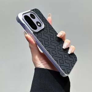 Ốp Điện Thoại Cho OnePlus 15 Họa Tiết Sợi Carbon Từ Tính Không Khung Cứng Chống Sốc