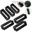 E-WOITD 7 Kích Cỡ Bla Silicone Dây Đeo Đồng Hồ Giữ Vòng Vòng Cao Su Bule Vòng 14-26 Mm Giữ Giá Đỡ Dây Đeo Đồng Hồ Phụ Kiện E-WOITD
